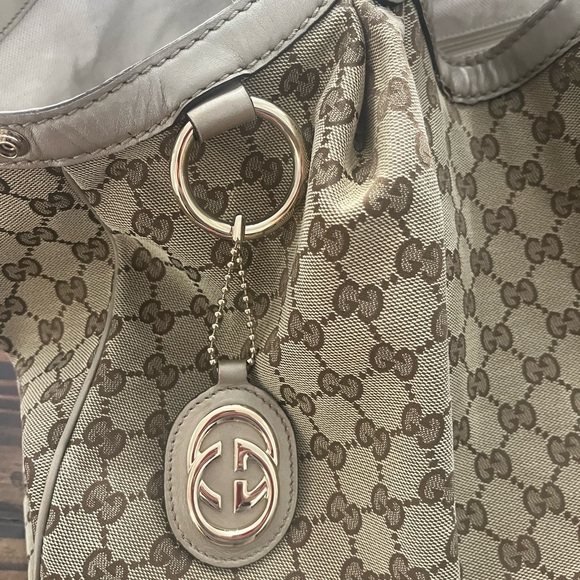 Authentic Gucci GG Canvas - Sukey Large - Picture 1 of 7